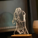 Luminária Personalizada com Foto 3D LED