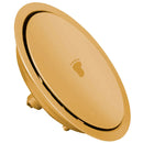 Ralo Click Up Inox Inteligente Dourado Brilhante 10x10 cm