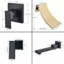 Torneira de Parede AquaCurve para Banheiro Monocomando Quente e Fria