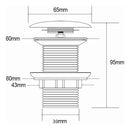 Válvula Click Aço Inox Para Cuba Dourada