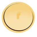 Ralo Click Up Inox Inteligente Dourado Brilhante 10x10 cm