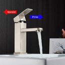 Torneira para Banheiro AquaChrome Luxo Misturador Quente e Fria Monocomando